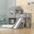 Flintstone Kids Twin Over Twin Bunk Bed
