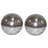 S/2 D8x8" Glass Spheres