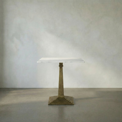 Fadim Marble Top End Table