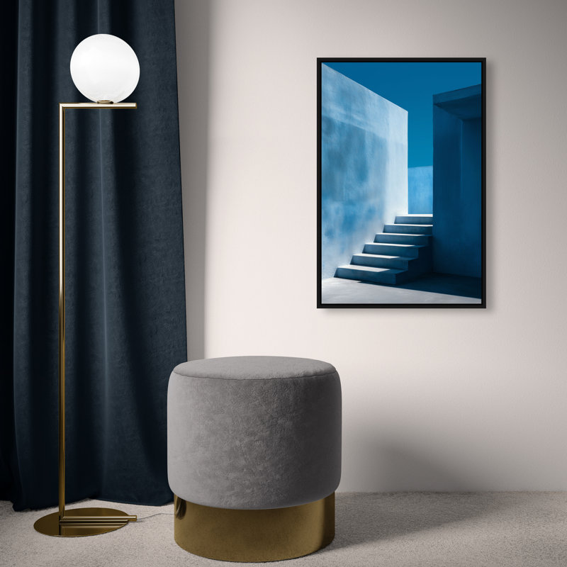 Deep Ocean Walls II Print by Oliver Gal, 16"H x 11"W, Black Floater Frame
