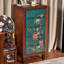 Armoire décorative peinte American