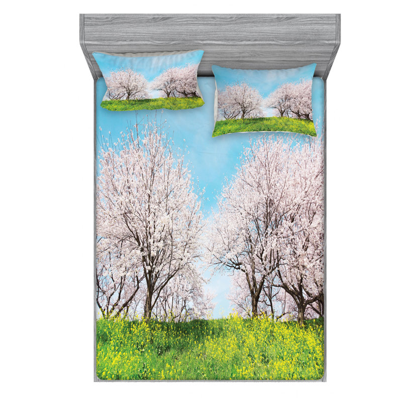Microfiber Sheet Set, Full Sheet Set with Fitted Sheet