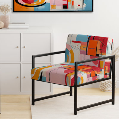 Chaise d'appoint Pop Art Geometric Harmony I