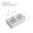 33'' L Double Bowl Fireclay Kitchen Sink