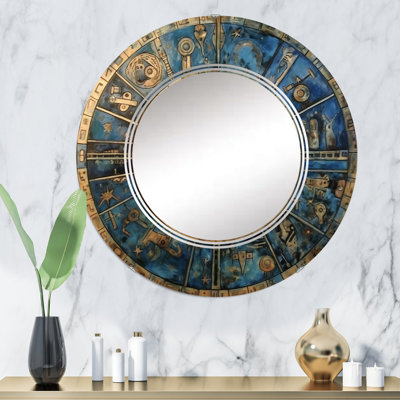 Apogeeville - Miroir mural rond moderne
