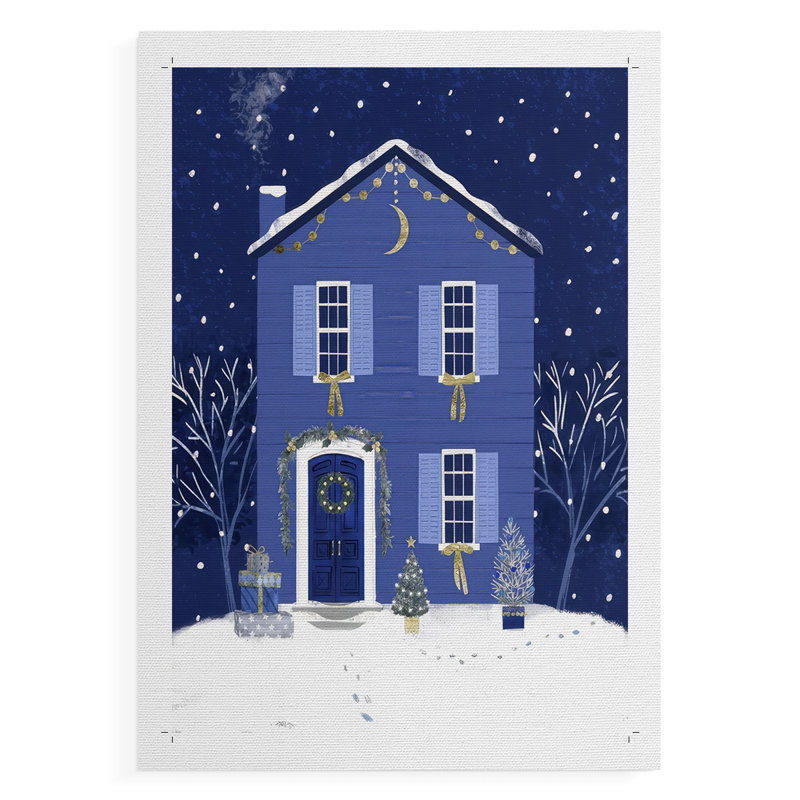 Quiet Winter Home I - Impression sur toile seulement - NON-CADRE, H 18 po x l 12 po