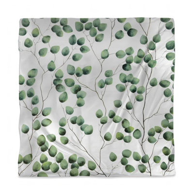 Climbing Leaves Duvet Cover | Floral Botanical Living Room Decor