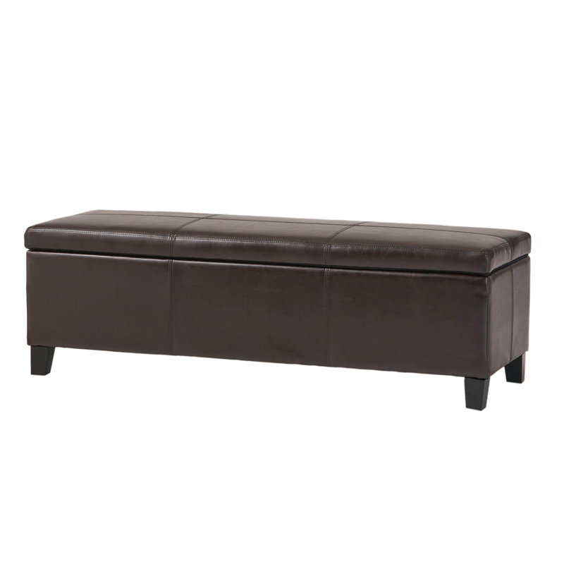 GLOUSTER STORAGE OTTOMAN V2, Brown