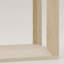 Console rectangulaire de 60 po en placage de bois massif, table de canapé large, table de canapé derrière avec amplement de rangement pour le vestibule et le salon-128993969