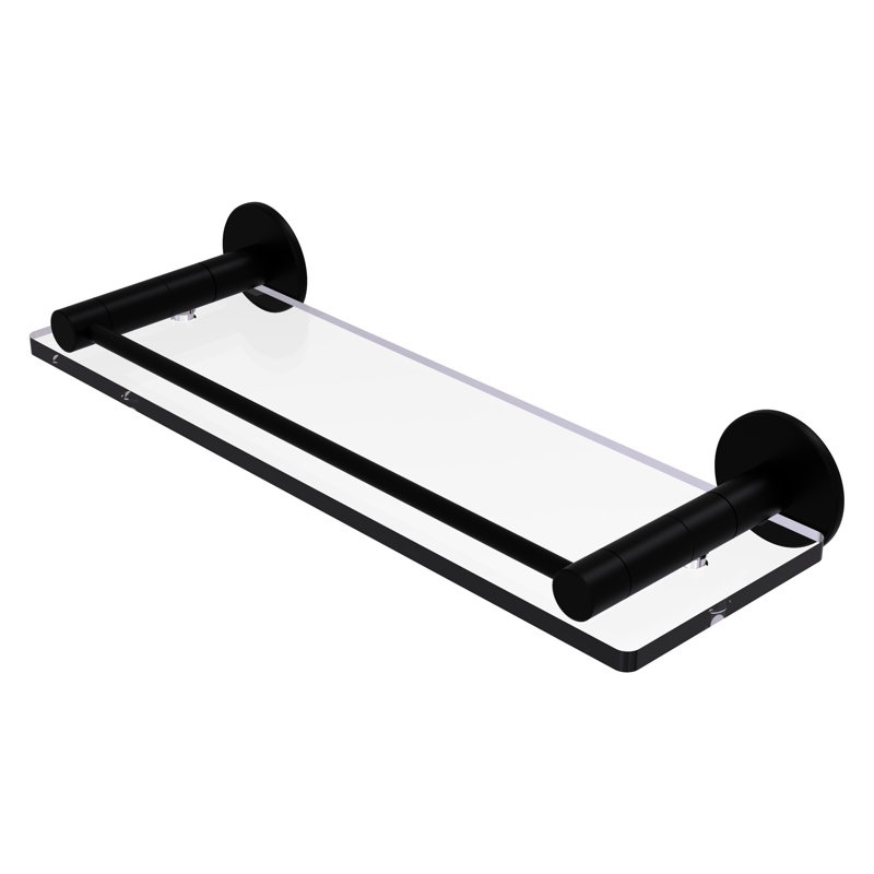 Tablette à support Bineta, Noir mat
