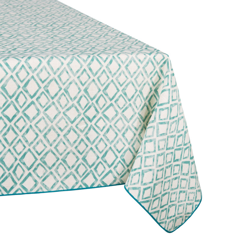 Geometric Tablecloth, 60" W Round