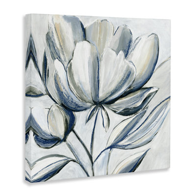 «Bulle de tulipe contrastante», art mural par Hannah Dawson