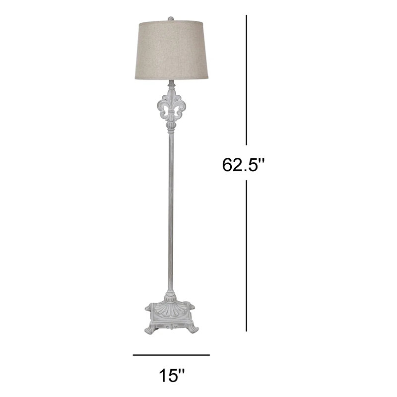 Lampe sur pied traditionnelle 63 po Shotwell