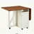 Walnut / Beige White