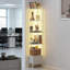 172 cm H x 37 cm W Corner Bookcase