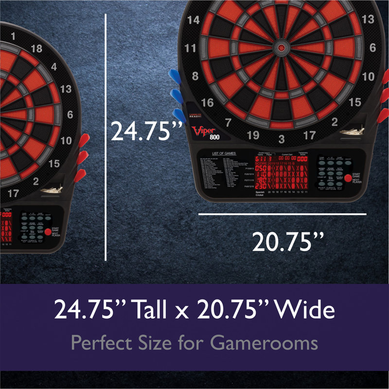 Viper 800 Electronic Dartboard with Darts