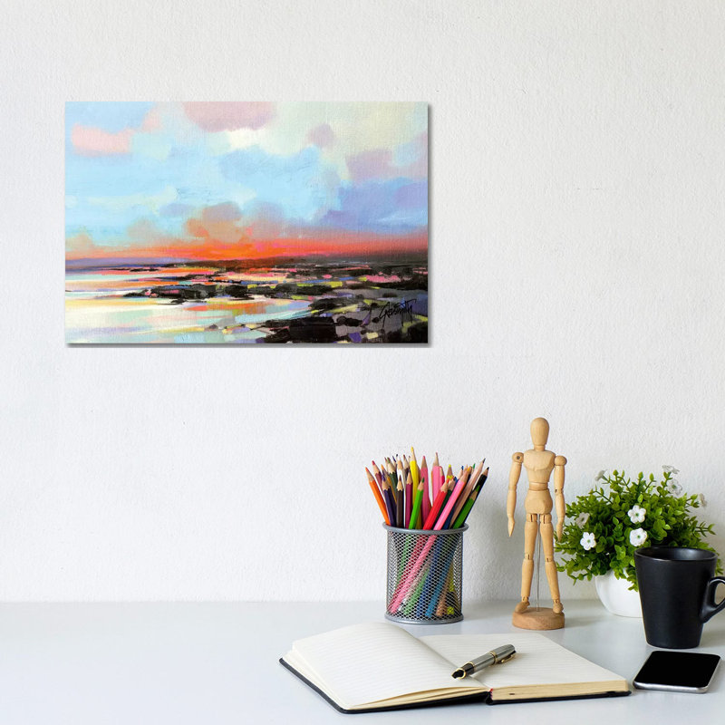 Arran Rocks by Scott Naismith - Wrapped Canvas Painting, 20.32 cm H x 30.48 cm W