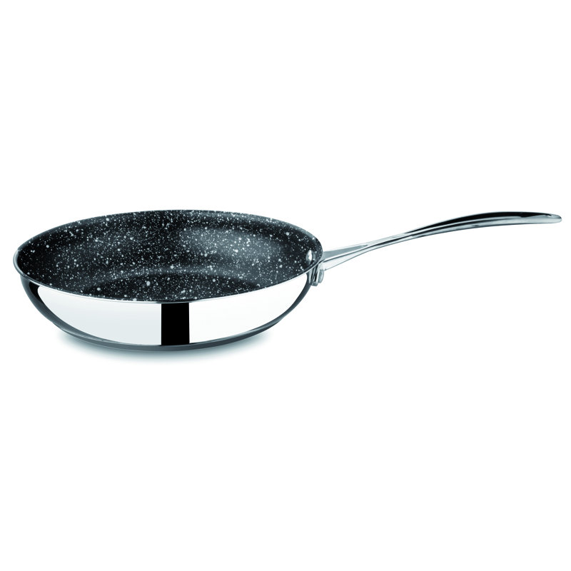 GLAMOUR DIAMOND Stainless Steel Non-Stick Frying Pan, 11.0236" W
