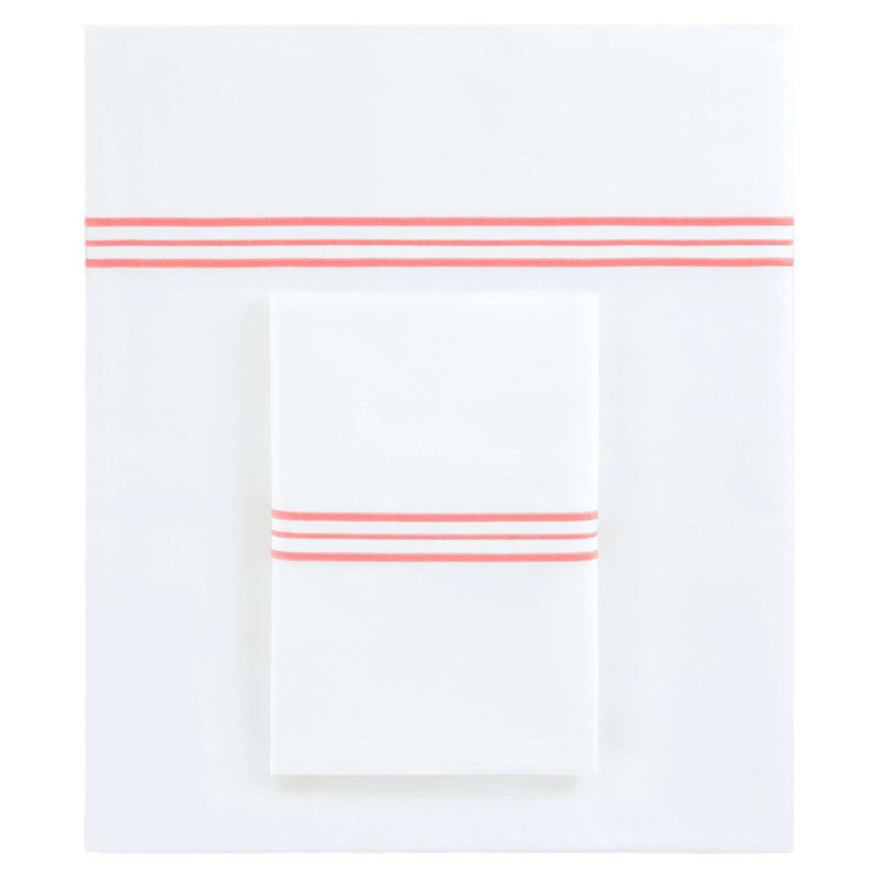 Trio Pillowcases (Pair), Standard Pillowcases, Pearl Gray