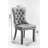 20" H Velvet Upholstered Oak Parsons Chair-1427193251
