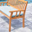 Banc de jardin en bois Kapalua
