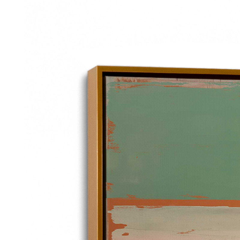 "Sunfield Glow Triptych" par Golden Glow Interiors 3 - Pièces sur toile, Cadre doré poli, H 50 po x l 34 po