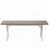 Plateau gris / base blanche