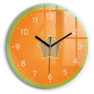 Glass Wall Clock