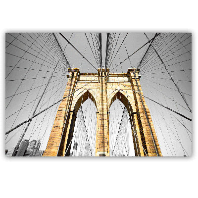 " The Brooklyn Bridge In Black "