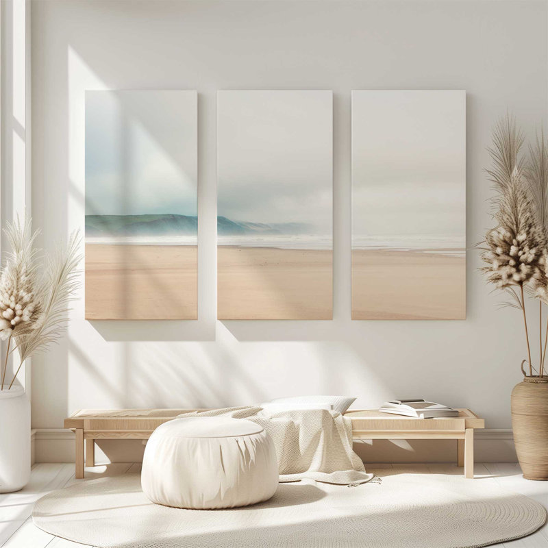 Harmonie des éléments | Impression sur toile 3 panneaux, H 36 po x l 54 po