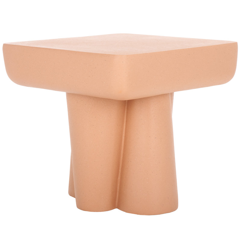 Leeza Accent Table, Terracotta