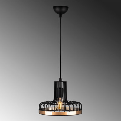 Luminaire suspendu géométrique à 1 lumière Charlize