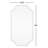 Toretto Metal Scalloped Wall Mirror-1841163056