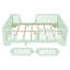 Lits Montessori vert menthe, construction en bois massif pour maison familiale