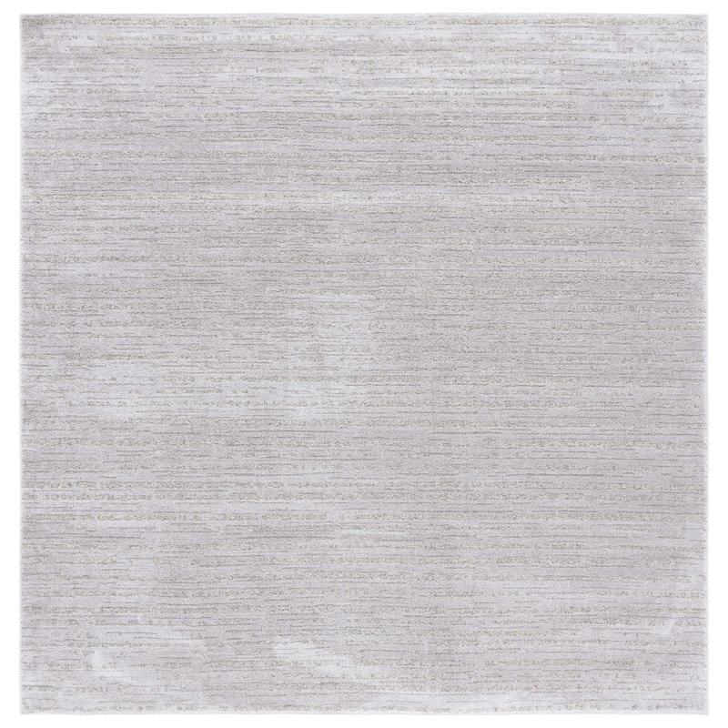 Shabbona Performance Abstract Rug, Square 6'7"
