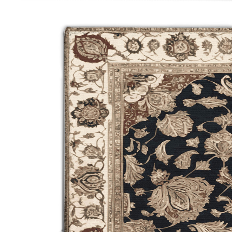 Tapis turc intérieur et extérieur gris, Rectangulaire 2 pi x 3 pi
