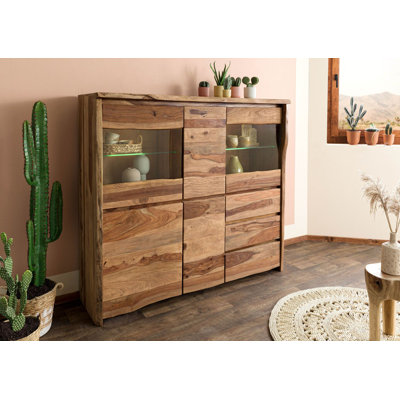 166cm Solid Wood Sideboard