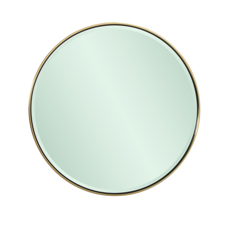 Miroir rond Jialin, vert émeraude, Vert