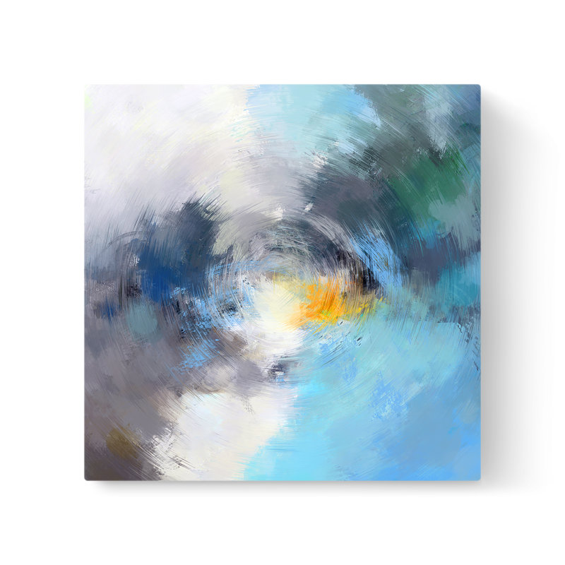 Heaven's Light - peinture sur toile tendue, H 8 po x l 8 po