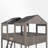 Full Over Full House Bunk Bed-1307237078