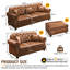 Ensemble de salon 3 pièces Mid-Century Chesterfield-130900663