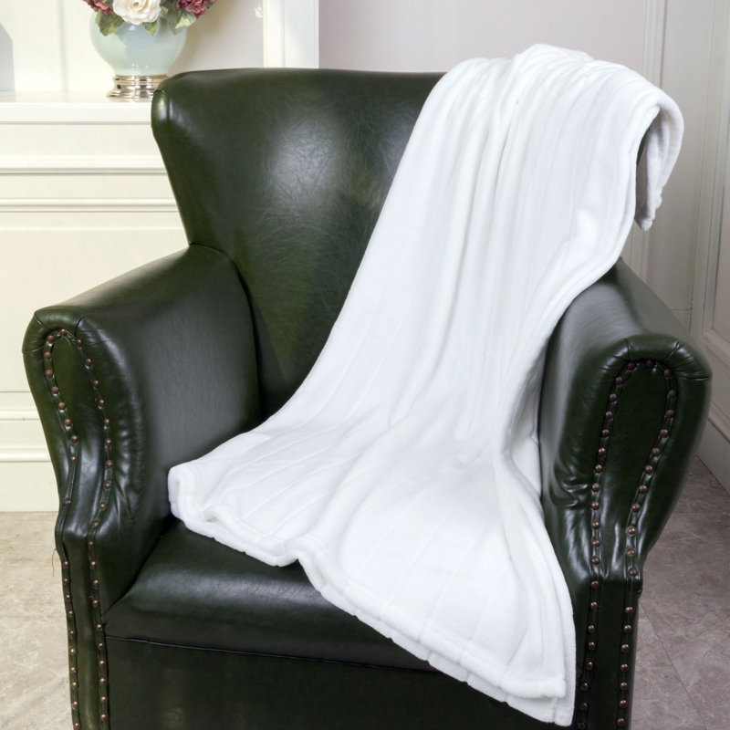 Throw Blanket, 60" W x 70" L, White