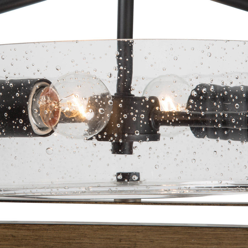 Plafonnier semi-encastré cylindrique 15,5 po à 2 lumières Vendramin