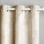 Reede Luxury Crushed Velvet Eyelet Curtains - Fully Lined, Heavy Plush Drapes-135037808-135037815