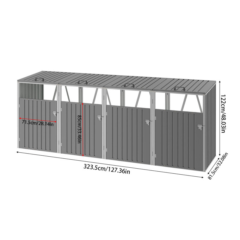 Garbage bin room