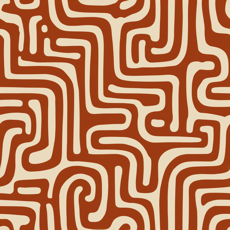 Décoration murale amovible rétro Mid-Century, Textured Non-Pasted