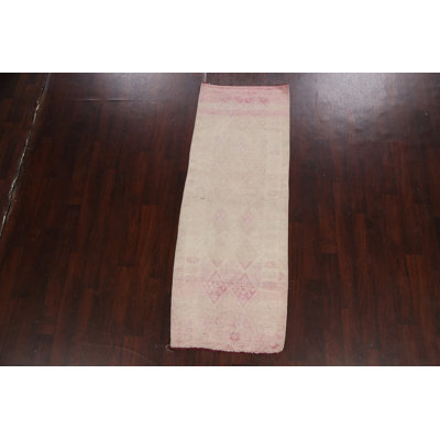 Tapis de couloir oriental Oushak Mute