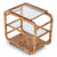 Trolley Mayfair Light Brown Mappa Burl Veneer-977567546