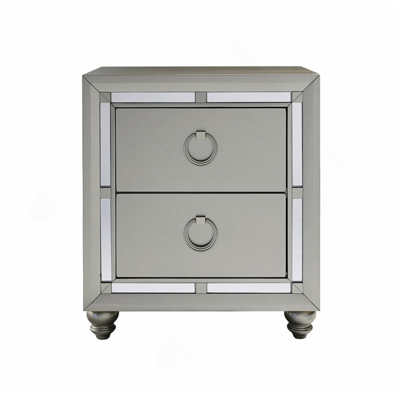 SILVER NIGHTSTAND