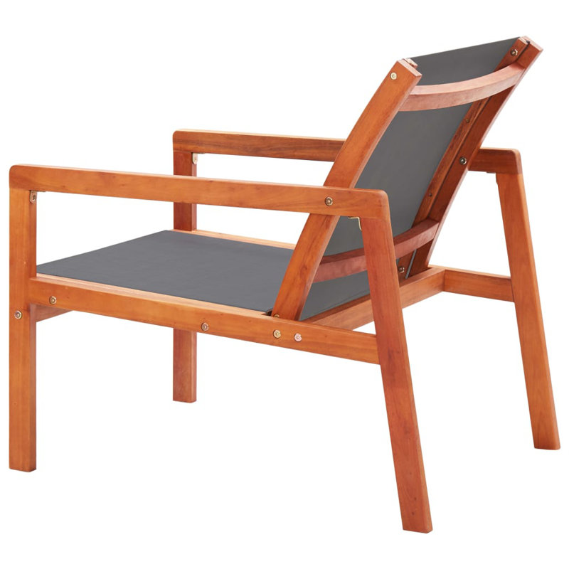 Yaeko Eucalyptus Outdoor Lounge Chair, Gray